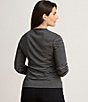 Lauren Ralph Lauren Knit Yarn Dyed Stripe Crew Neck Long Sleeve Pullover Top - Image 6