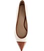Lauren Ralph Lauren Lanette III Canvas Leather Pointed Cap Toe Pumps - Image 5