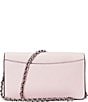 Color:Pink Opal - Image 2 - Leather Crossbody Bag