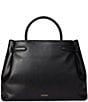 Lauren Ralph Lauren Blaike Large Leather Belted Satchel Bag - Image 2