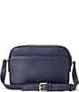 Lauren Ralph Lauren Leather Marcy Camera Crossbody Bag, Color:Navy - Image 2