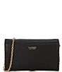 Color:Black - Image 2 - Leather Adair Wallet Crossbody Bag
