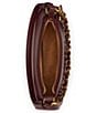 Lauren Ralph Lauren Marcy Leather Medium Zip Chain Shoulder Bag - Image 3