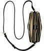 Lauren Ralph Lauren Leather Medium Witley Crossbody Wristlet, Color:Black - Image 3