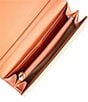 Color:Rust Orange - Image 3 - Leather Silver Hardware Medium Adair Crossbody Bag