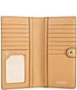 Color:Buff - Image 3 - Leather Slim Wallet