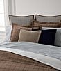 Lauren Ralph Lauren Ledger Windowpane Plaid Comforter Mini Set, Color:Cinnamon - Image 2