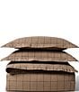 Lauren Ralph Lauren Ledger Windowpane Plaid Comforter Mini Set, Color:Cinnamon - Image 3