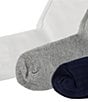 Polo Ralph Lauren Lettuce Edge Ankle Sock, 3 Pack - Image 6