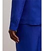 Lauren Ralph Lauren Linen-Blend Twill One-Button Front Blazer, Color:New Sapphire - Image 5