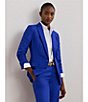 Lauren Ralph Lauren Linen-Blend Twill One-Button Front Blazer, Color:New Sapphire - Image 6