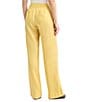 Lauren Ralph Lauren Linen Mid Rise Patch Pocket Drawstring Waist Wide-Leg Pant, Color:Primrose Yellow - Image 2