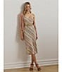 Lauren Ralph Lauren Linen Open Tie Front Long Sleeve Cardigan, Color:Sun Blush - Image 4