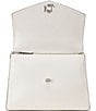 Color:Soft White - Image 4 - Lizard-Embossed Medium Farrah Satchel Bag