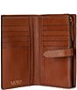 Lauren Ralph Lauren Logo Plaque Medium Wallet, Color:Lauren Tan - Image 3