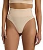 Color:Pink - Image 1 - Luxe Smoothing High-Rise Thong