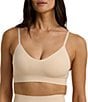 Color:Pink - Image 1 - Luxe Smoothing Wireless Bralette