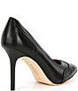 Color:Black - Image 2 - Lynden Nappa Burnished Leather Dress Pumps