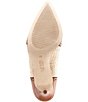 Lauren Ralph Lauren Lynden Raffia And Perforated Leather Pointed Toe Pumps - Image 6