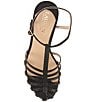 Color:Black - Image 5 - Makenzie Rhinestone Embellished T-Strap Dress Sandals