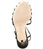 Color:Black - Image 6 - Makenzie Rhinestone Embellished T-Strap Dress Sandals