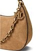 Lauren Ralph Lauren Marcy Suede Medium Zip Shoulder Bag - Image 5