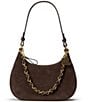 Lauren Ralph Lauren Marcy Suede Medium Zip Shoulder Bag - Image 1