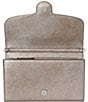 Lauren Ralph Lauren Metallic Silver Leather Medium Adair Crossbody Bag, Color:Silver - Image 4