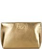 Lauren Ralph Lauren Metallic Nappa Leather Large Wristlet Clutch - Image 1