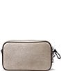 Color:Silver - Image 2 - Metallic Silver Small Marcy Convertible Crossbody Bag