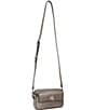 Color:Silver - Image 4 - Metallic Silver Small Marcy Convertible Crossbody Bag