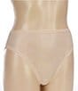 Lauren Ralph Lauren Monogram Sheer High Waisted Bikini, Color:Light Truffle - Image 1