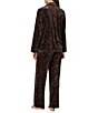 Lauren Ralph Lauren Multi Print Long Sleeve Notch Collar Woven Pajama Set - Image 2
