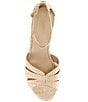 Lauren Ralph Lauren Nellie Textured Raffia Ankle Wrap Wedge Espadrille Sandals - Image 5