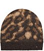 Lauren Ralph Lauren Ocelot Pattern Knit Beanie - Image 1