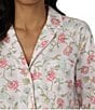 Lauren Ralph Lauren Paisley Print Long Sleeve Notch Collar Woven Pajama Set - Image 3