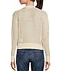 Color:Winter Cream - Image 2 - Parejha Knit Ribbed Long Sleeve V-Neck Cardigan Top