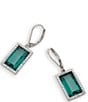 Lauren Ralph Lauren Pave Baguette Drop Earrings - Image 1