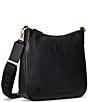 Color:Black - Image 5 - Pebbled Leather Large Cameryn Crossbody Bag