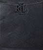 Color:Black - Image 6 - Pebbled Leather Large Cameryn Crossbody Bag