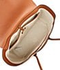 Lauren Ralph Lauren Tanner Pebbled Leather Large Satchel Bag, Color:Lauren Tan - Image 3