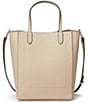 Lauren Ralph Lauren Cameryn Pebbled Leather Small Tote Bag, Color:Beige - Image 2