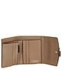 Lauren Ralph Lauren Cameryn Small Pebbled Flap Wallet, Color:Taupe - Image 3