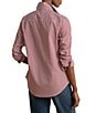 Lauren Ralph Lauren Petite Size Classic Striped Broadcloth Point Collar Long Sleeve Button Front Shirt - Image 2