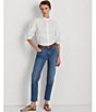 Color:White - Image 5 - Petite Size Cotton Blend Band Collar 3/4 Ruched Sleeve Button Front Shirt