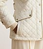 Lauren Ralph Lauren Petite Size Quilted Hooded Funnel Collar Snap Front Jacket - Image 4