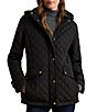 Lauren Ralph Lauren Petite Size Quilted Hooded Funnel Collar Snap Front Jacket - Image 6