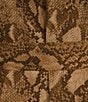 Lauren Ralph Lauren Petite Size Snake Print Georgette Point Collar Long Sleeve Button Front Midi Shirtdress - Image 5
