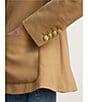 Lauren Ralph Lauren Petite Size Stretch Jacquard Bullion Patch Notch Lapel Long Sleeve One-Button Blazer - Image 5