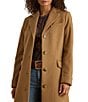 Lauren Ralph Lauren Petite Size Wool Blend Notch Lapel Single Breasted Walker Coat - Image 3